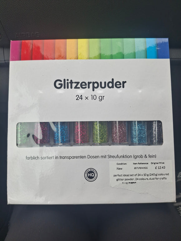 Pack 24 glitters