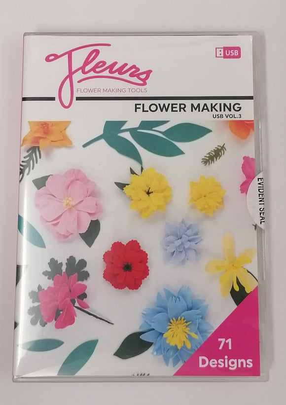 Fleurs flower making usb vol 3