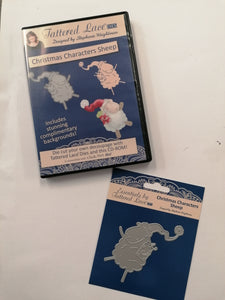 Tattered Lace die & cd-rom Christmas characters sheep