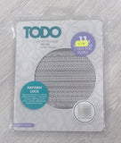 TODO 11 letterpress /hotfoil plates Pattern lock