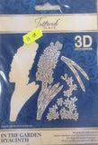 Tattered lace 3D decoupage die In the garden hyacinth