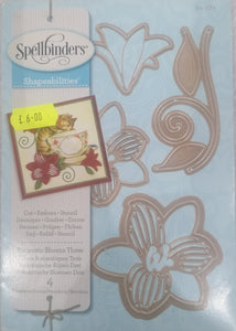 Spellbinders shapeabilities die Romantic blooms three