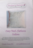 Pauline's Patterns Crazy patch heirloom cushion kit