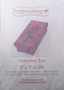 Pauline Ineson Pauline's Patterns Carnation box kit