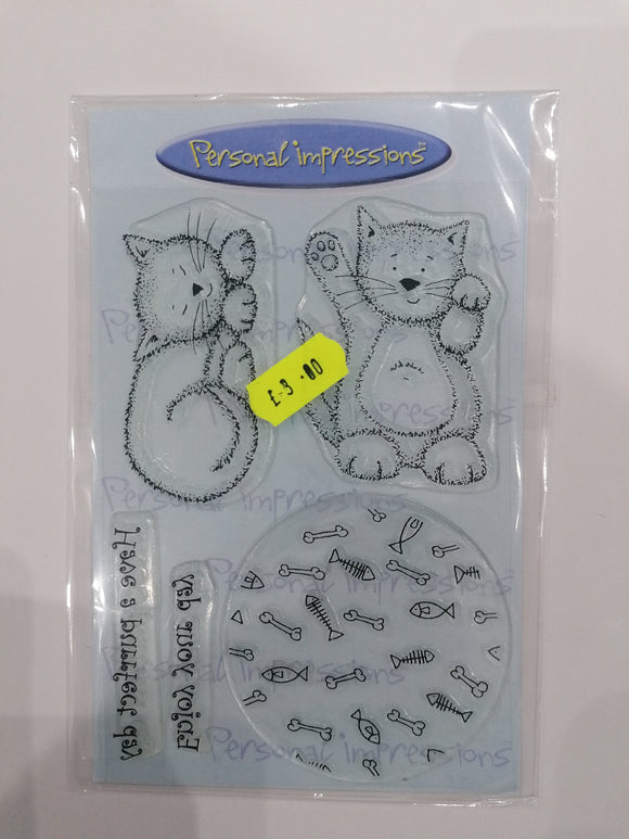 Personal impressions stamp set Lotties purrrfect day