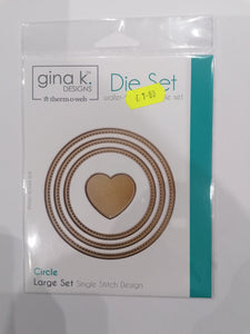 gina-k Designs die set Circle
