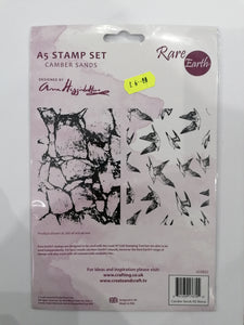 Rare earth A5 stamp set Camber sands