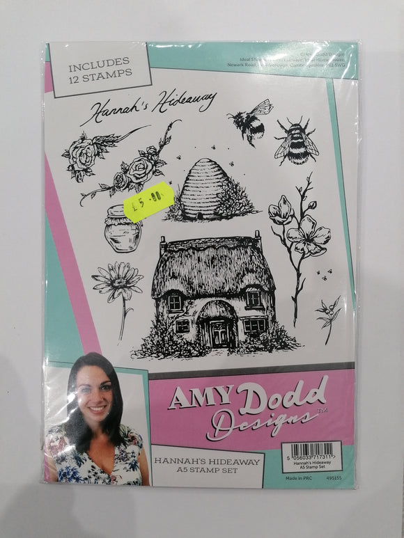 Amy Dodds Designs A5 stamp set Hannahs Hideaway