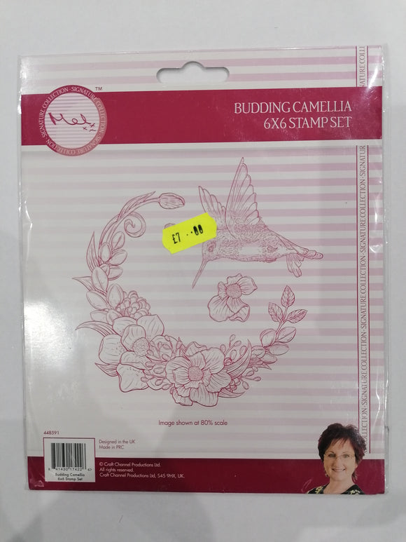 Mel signature collection stamp set Budding Camellia