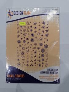 Design Team A4 stamp set Small Flowers