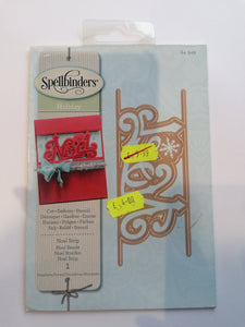 Spellbinders die Holiday Noel Strip