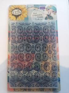 Verity Rose by Crafters companion embossing folder Sunbeam