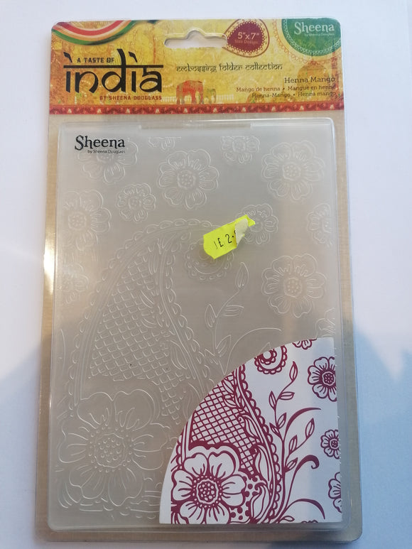 Sheena Douglass A taste of India embossing folder 5x7