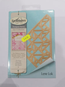 Spellbinders designer series die Geo collection Geo steps