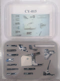 CY-015 SEWING MACHINE SNAP ON FEET SET WITH STORAGE CASE