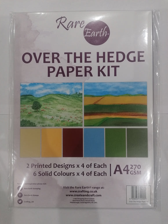 Rare Earth A4 Over the hedge Paper kit