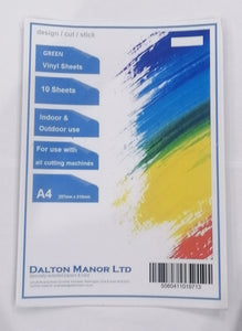 Dalton Manor A4 Vinyl sheets GREEN