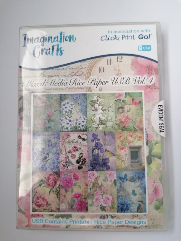 Imagination Crafts USB Mixed media rice paper vol 4