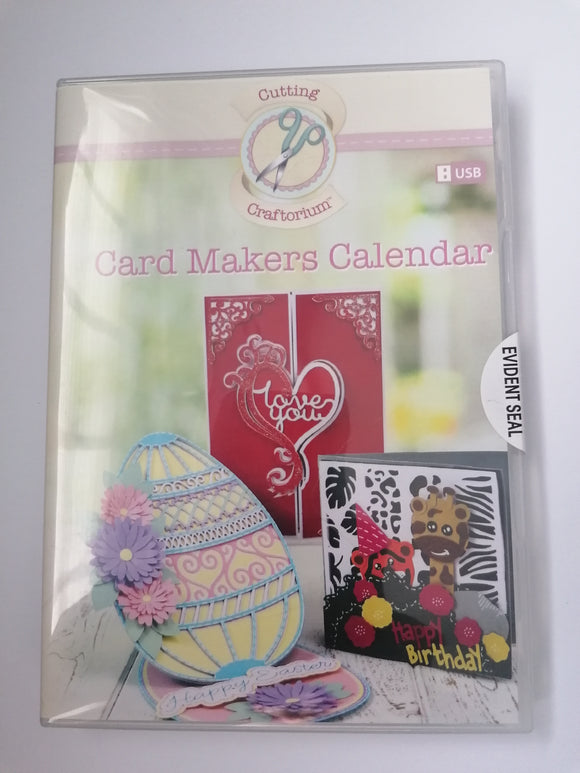 Cutting craftorium USB Card makers calendar