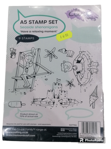 The coupe family A5 stamp set Have a relaxing moment