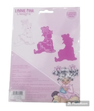 Linnie pink designs die & stamp set