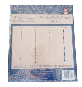 Tattered Lace embossing folders The border collection Dot set