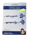 Tattered Lace die sentiment stems Strength & Sympathy