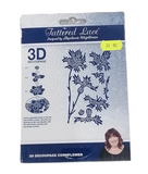 Tattered Lace die 3D decoupage cornflower