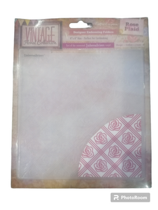 Crafters companion Vintage floral collection embossing folder