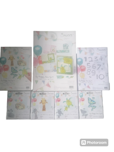 Sweet Design by Sally Anson Card kit collection A wild birthday time