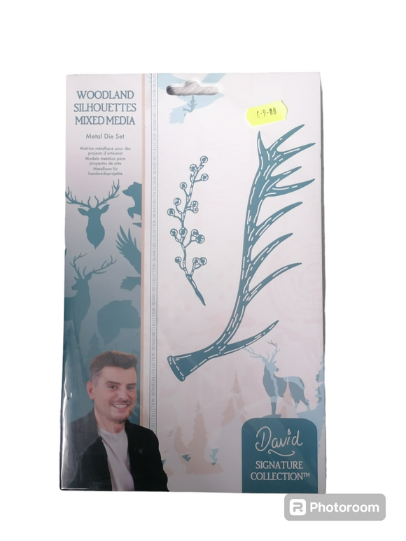 David Signature collection die Woodland Silhouettes mixed media