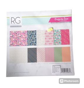 RG Richard Garay Origami love collection 12x12 printed paper pad