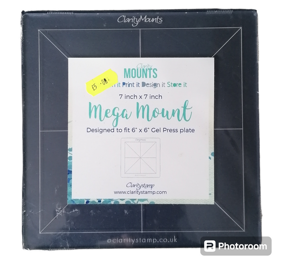 Claritystamp Mega mount 7 x 7 inch