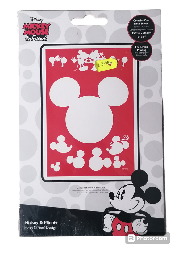 Disney Mickey Mouse & friends mesh screen Minnie