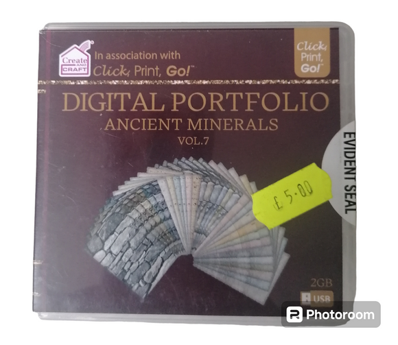 Click print go Digital portfolio Ancient Minerals vol 7