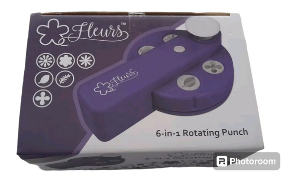 Fleurs 6 in 1 rotating punch