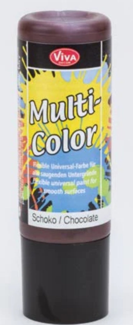 Viva decor multi color paint Chocolate 90ml