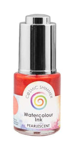 Cosmic Shimmer watercolour ink Pearlescent Red Sunset