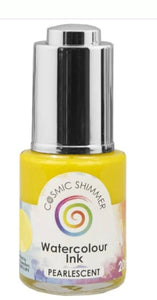 Cosmic Shimmer watercolour ink Pearlescent Lemon Glacier