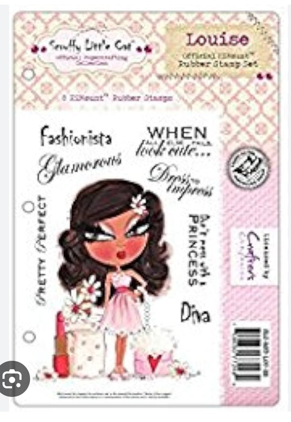 Crafters companion stamp LOUISE