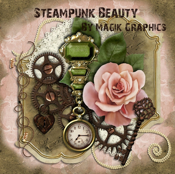 Magik graphics Cd rom Steampunk beauty