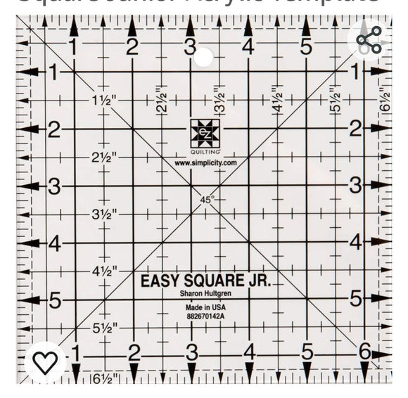 Ez quilting easy square junior ruler