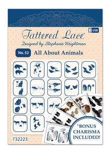 Tattered Lace USB No 52 All about animals