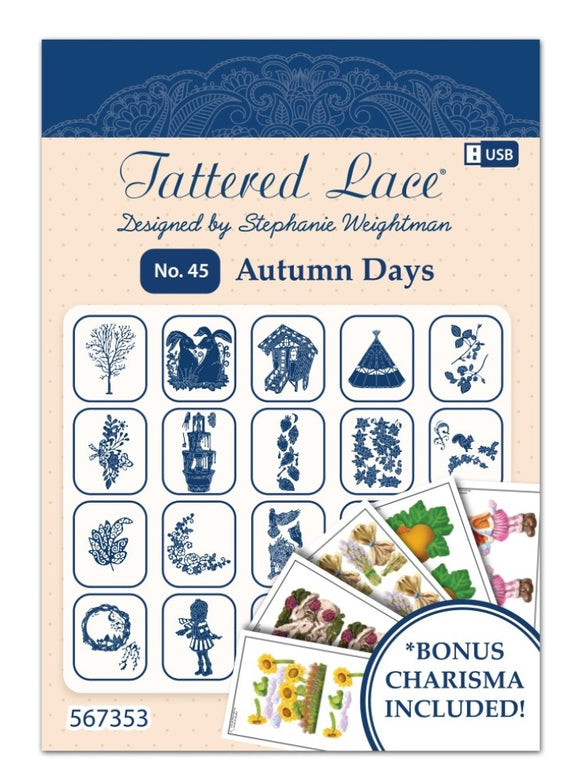 Tattered Lace USB No 45 Autumn days