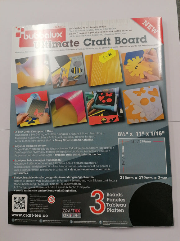 Bubbalux Ultimate Craft Board Black