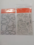 Tonic Studios Adorables die and stamp set, Scent wiff love