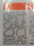 Tonic Studios Adorables die and stamp set, Scent wiff love