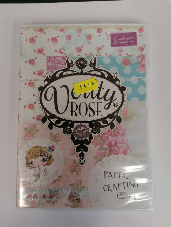 HALF PRICE Crafters companion Verity Rose cd-rom