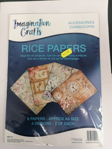 Imagination Crafts rice paper Accessories cornucopia