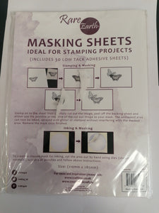 Rare Earth Masking sheets pk 30